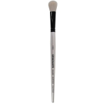 Daler Rowney Simply Simmons Mixed Media Brush - Short Handle, White Goat Oval Mop, Size 1/2"  DR255452050