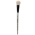 Daler Rowney Simply Simmons Mixed Media Brush - Short Handle, White Goat Oval Mop, Size 3/4"  DR255452075
