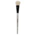 Daler Rowney Simply Simmons Mixed Media Brush - Short Handle, White Goat Oval Mop, Size 1"  DR255452100