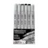 Pacific Arc Maxxliner Dual-tip Alcohol Marker Set 6cnt Cool Grays MX-S6C