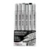 Pacific Arc Maxxliner Dual-tip Alcohol Marker Set 6cnt Neutral Grays MX-S6N