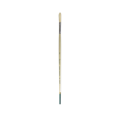 Daler Rowney Robert Simmons Signet Bristle Brush - Egbert Filbert, Long Handle, Size 2  DR222143002