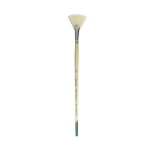 Daler Rowney Robert Simmons Signet Bristle Brush - Fan, Long Handle, Size 8  DR222146008