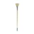 Daler Rowney Robert Simmons Signet Bristle Brush - Fan, Long Handle, Size 10  DR222146010
