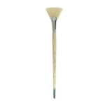 Daler Rowney Robert Simmons Signet Bristle Brush - Fan, Long Handle, Size 12  DR222146012