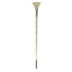 Daler Rowney Robert Simmons Signet Bristle Brush - Fan, Long Handle, Size 4  DR222146004