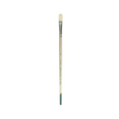 Daler Rowney Robert Simmons Signet Bristle Brush - Filbert, Long Handle, Size 6  DR222142006
