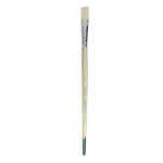 Daler Rowney Robert Simmons Signet Bristle Brush - Flat, Long Handle, Size 8  DR222144008
