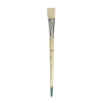 Daler Rowney Robert Simmons Signet Bristle Brush - Flat, Long Handle, Size 10  DR222144010
