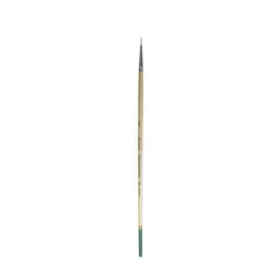 Daler Rowney Robert Simmons Signet Bristle Brush - Round, Long Handle, Size 2/0  DR222145098