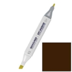 Pacific Arc Maxxliner Dual-tip Alcohol Marker - Dark Brown  MX21-088-E76