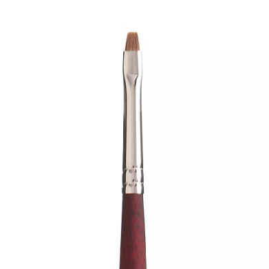 Princeton Velvetouch Series 3900 Synthetic Brush - Long Handle Bright 2   PRN3900B2