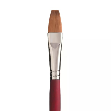 Princeton Velvetouch Series 3900 Synthetic Brush - Long Handle Flat 16   PRN3900F16