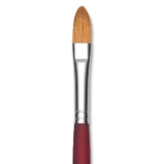 Princeton Velvetouch Series 3900 Synthetic Brush - Long Handle Filbert 10   PRN3900FB10