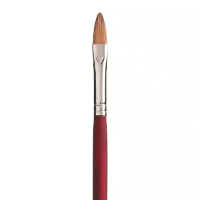 Princeton Velvetouch Series 3900 Synthetic Brush - Long Handle Filbert 8   PRN3900FB8