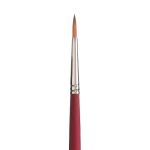 Princeton Velvetouch Series 3900 Synthetic Brush - Long Handle Round 4   PRN3900R4