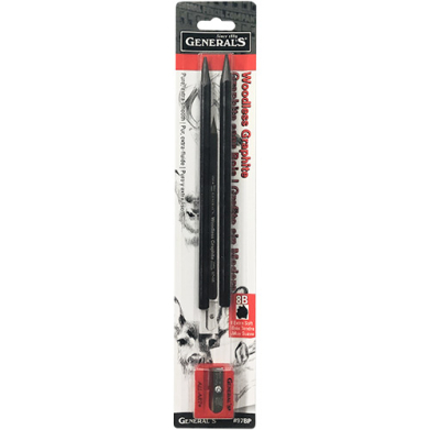 General's Woodless Graphite Pencils Set 8B-2pk  GEN97BP