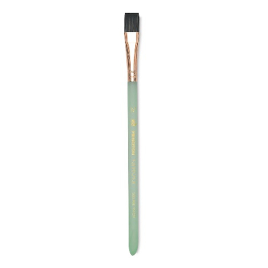 Princeton Neptune Series 4750 Synthetic Squirrel Brush – Short Handle Square Wash 1/2"  PRN4750AQ050