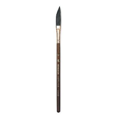 Princeton Neptune Series 4750 Synthetic Squirrel Brush – Short Handle Dagger  3/8"  PRN4750DG038