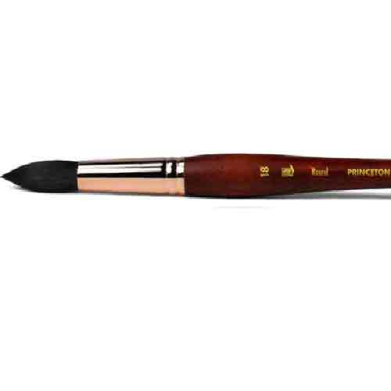 Princeton Neptune Series 4750 Synthetic Squirrel Brush – Short Handle Round 18  PRN4750R18