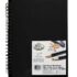 Royal & Langnickel Spiral Bound Black Sketchbook 11x14, 65lbs, 80 sheets  ROYRSB-8511