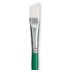 Princeton Summit 6100 Series White Synthetic Long Handle Brush for Oil & Acrylic - Angle Bright 10