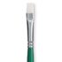 Princeton Summit 6100 Series White Synthetic Long Handle Brush for Oil & Acrylic - Angle Bright 6