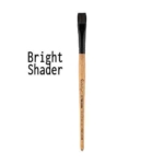 Princeton 6450 Series Catalyst Polytip Bristle Brush - Short Handle Bright Shader 8