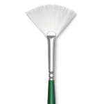 Princeton Summit 6100 Series White Synthetic Long Handle Brush for Oil & Acrylic - Fan 2