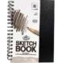 Royal & Langnickel Wire bound Black Sketchbook 11x14, 65lbs, 80 sheets  ROYRSB1114-401