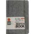 Royal & Langnickel Hardbound Grey Sketchbook 4x6, 81lbs, 80 sheets  ROYSKTGRY-46