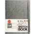 Royal & Langnickel Hardbound Grey Sketchbook 9x12, 81lbs, 80 sheets  ROYSKTGRY-912