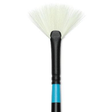 Princeton Aspen 6500 Series Brush for Oil & Acrylic - Long Handle Short Fan 2