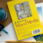 Strathmore 300 Series Mini Mixed Media Pad 4" x  6" - (36 sheets, 117lb) Tape Bound