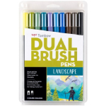 Tombow Dual Brush Pen Set - Landscape 10pk  56169