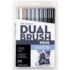 Tombow Dual Brush Pen Set - Grayscale 10pk  56171