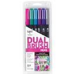 Tombow Dual Brush Pen Set - Galaxy 6pk  56213