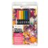 Tombow Dual Brush Pen Manga Set - 6pk Flower + Waterbrush   56244