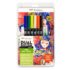 Tombow Dual Brush Pen Manga Set - 6pk Wind + Waterbrush   56246