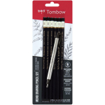 Tombow Mono Drawing Graphite Pencil Set 6ct + Eraser Pencil  TM61002