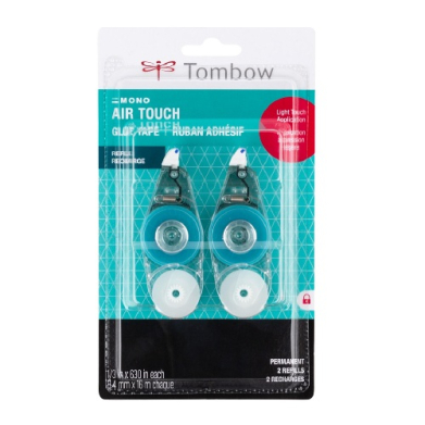 Tombow Mono Air Touch Double Sided Glue Tape Refills 2pk TM62153