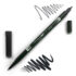 Tombow Dual Brush Pen -Black N15