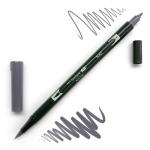 Tombow Dual Brush Pen -Cool Gray 10  N45