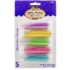Bazic Glitter Shaker Set 5ct Neon Colors  BZ3482