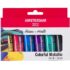 Royal Talens Amsterdam Acrylic Paint Set 0.67oz/20ml - (6 Pack) Colorful Metallics