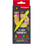 Bruynzeel Neon Highlighters- 4ct  Neon  RT60283004