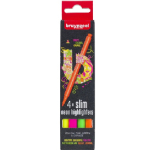Bruynzeel Neon Highlighters- 4ct  Neon Slim  RT60283504