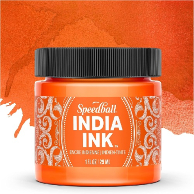 Speedball India Ink 1oz - Citrine  003203