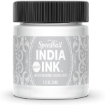 Speedball India Ink 1oz - Satin Opaque White   003211