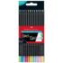 Faber Castell Black Edition Colored Pencils Neons & Pastels 12ct  116410